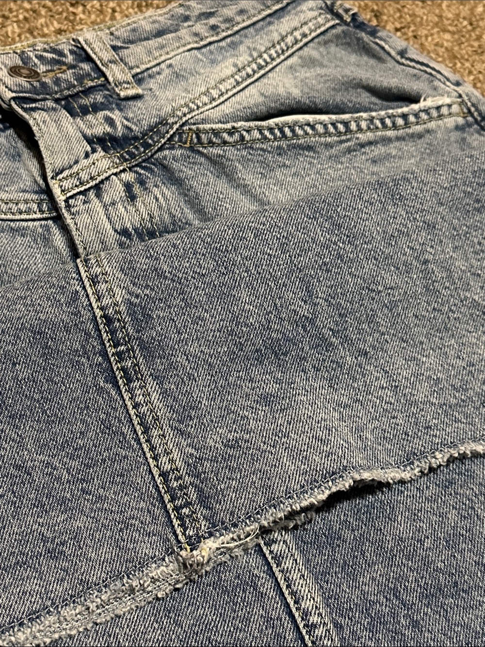 We The Free Light Blue Denim Maxi Skirt - Picture 5 of 5